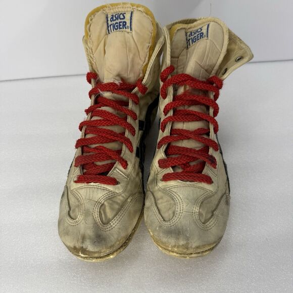 ASICS Onitsuka Tiger Wrestling Shoes Size 9.5 Rare And First ASICS Shoe VTG 70s main image 13